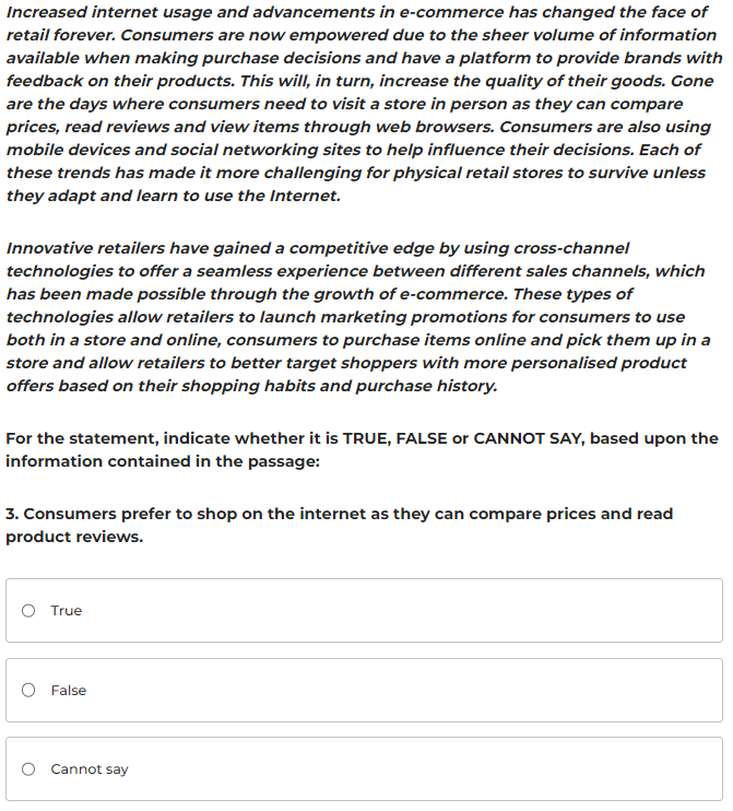 Verbal reasoning example questions bright network