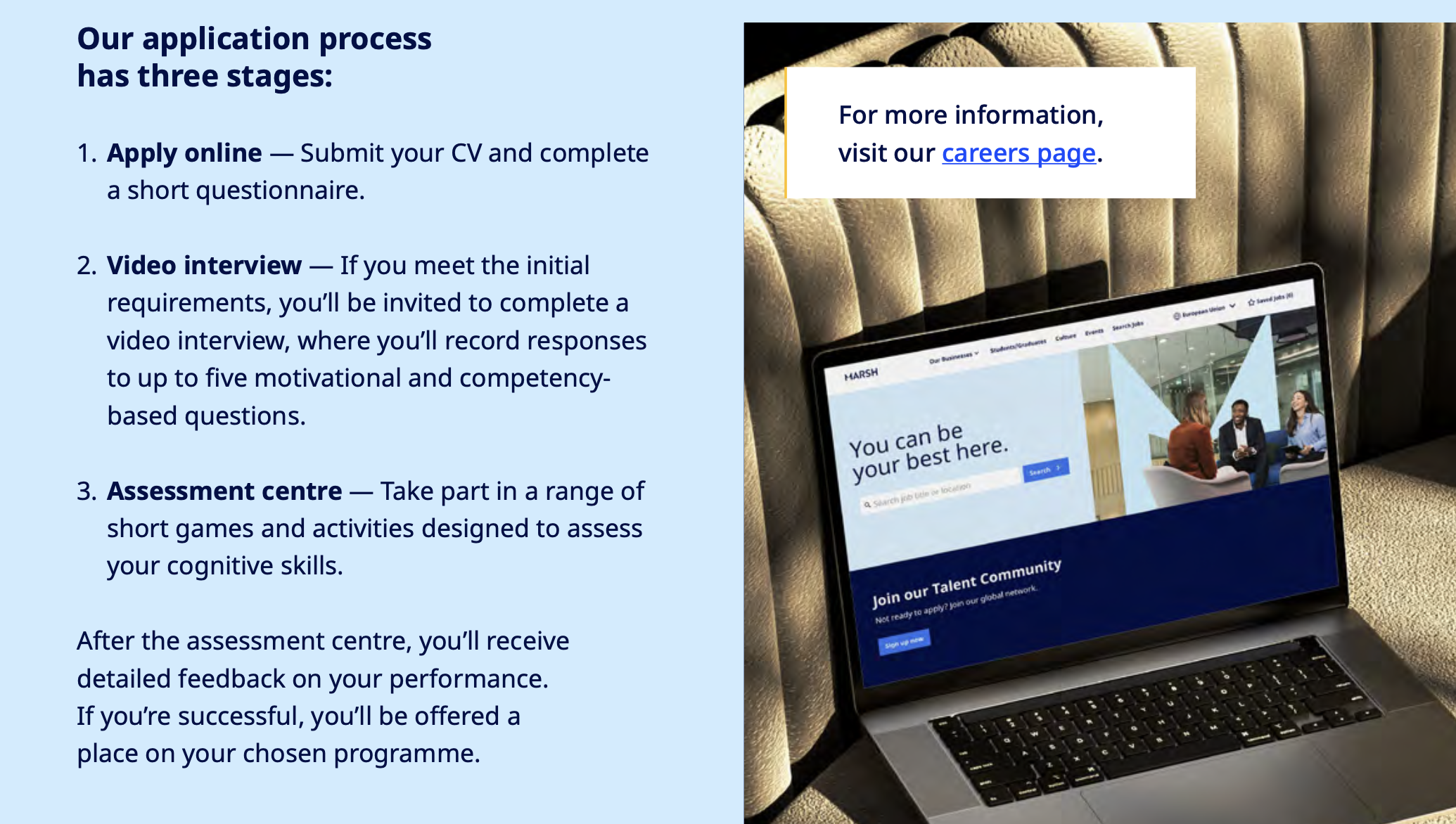 Application Process Marsh