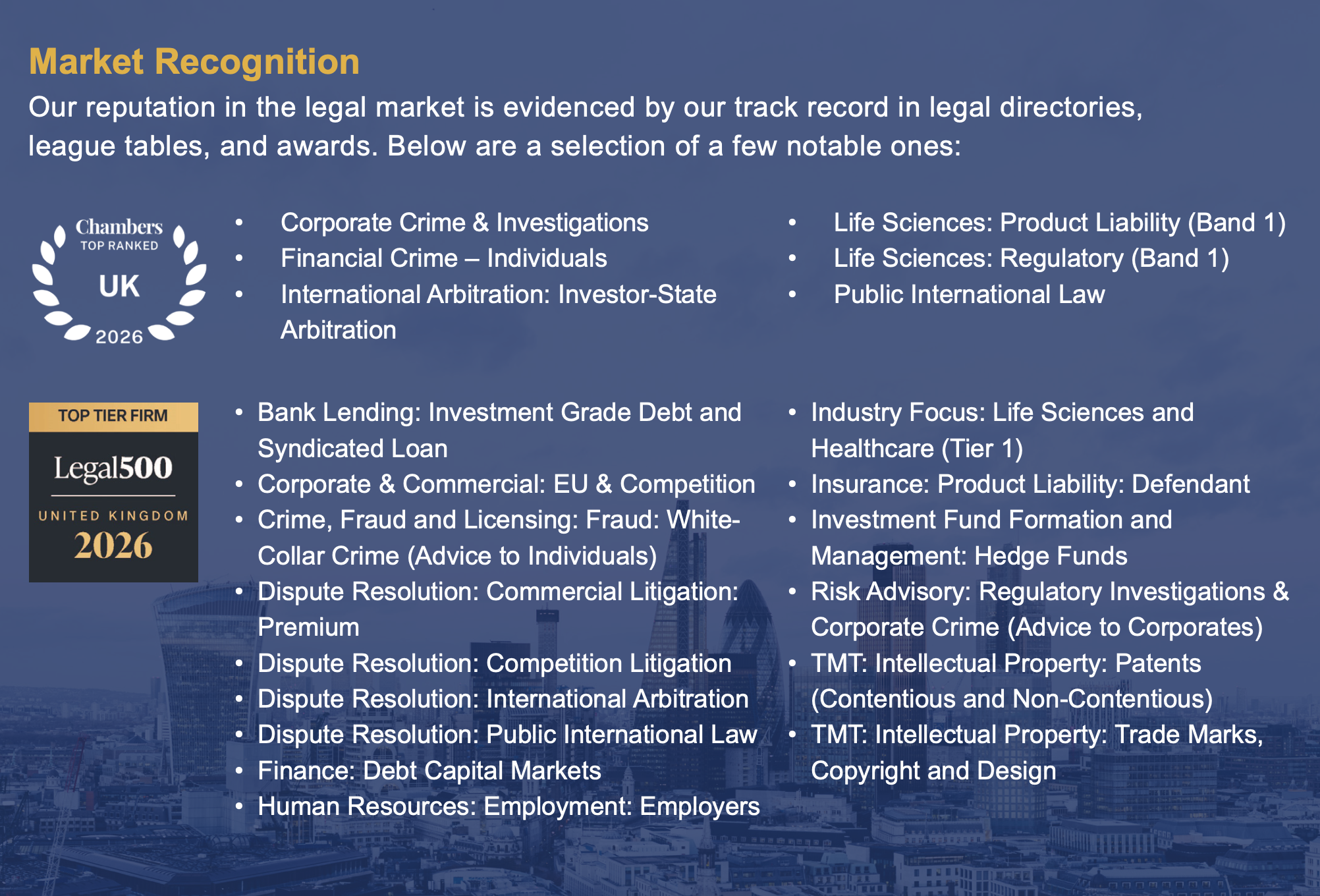 Global practices