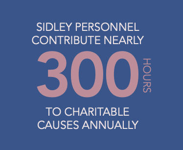 Sidley charity giving