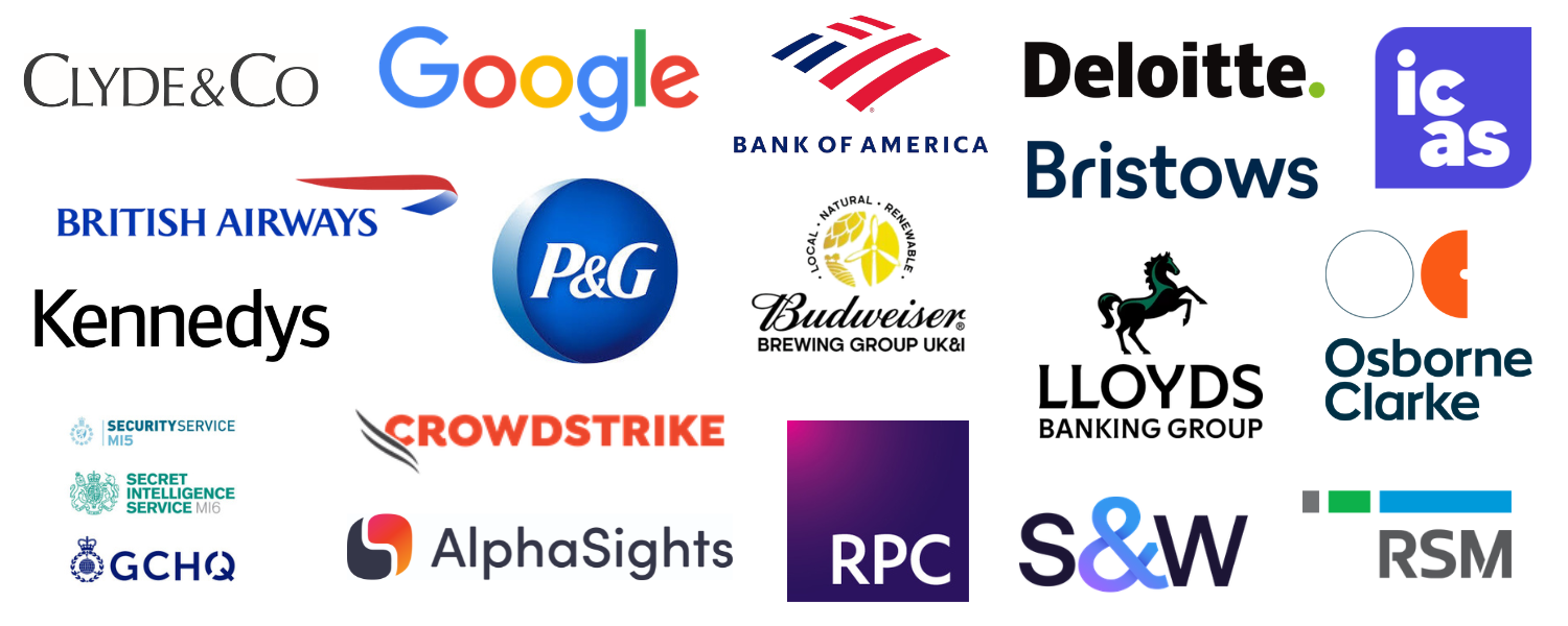 Logos of all the employers taking part in IEUK 2026
